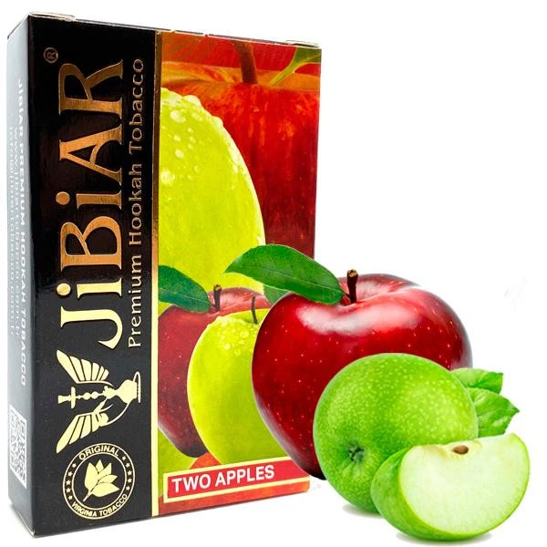 Jibiar Hookah Tobacco - Two Apples 50 gr