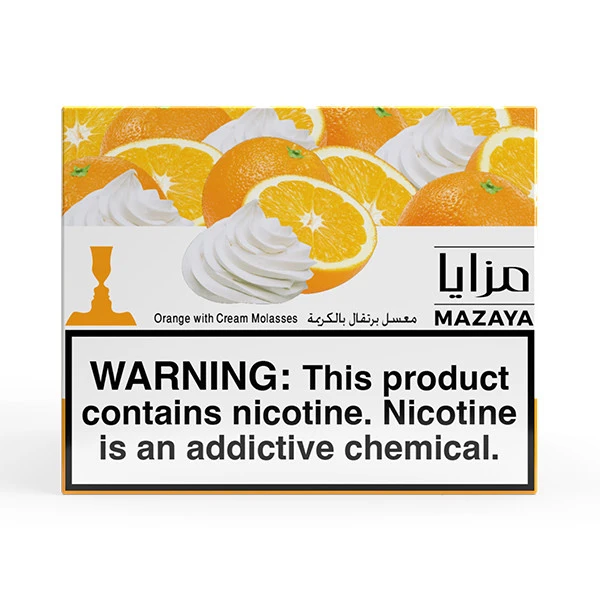 Mazaya Hookah Tobacco - Orange with Cream 250 gr