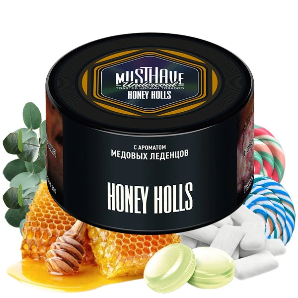 Must Have Hookah Tobacco - Honey Holls (Eucalyptus, Gum, Honey & Lollilop) 250 gr