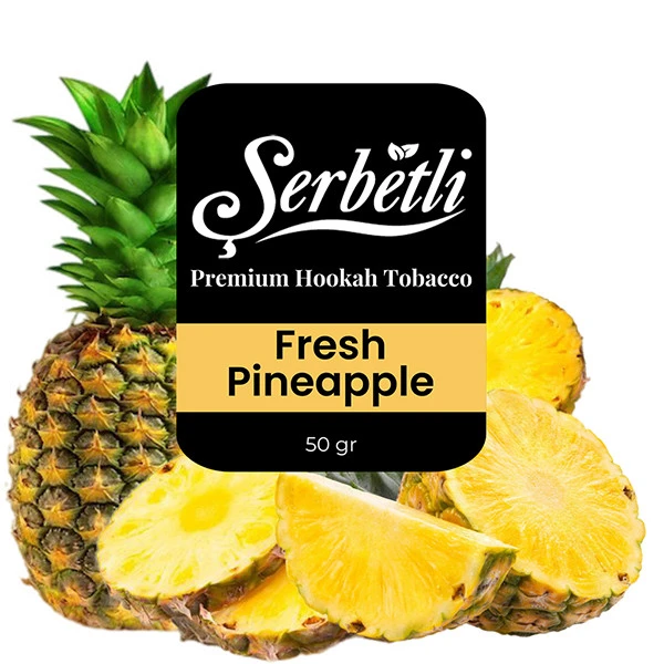 Serbetli Hookah Tobacco - Fresh Pineapple 50 gr