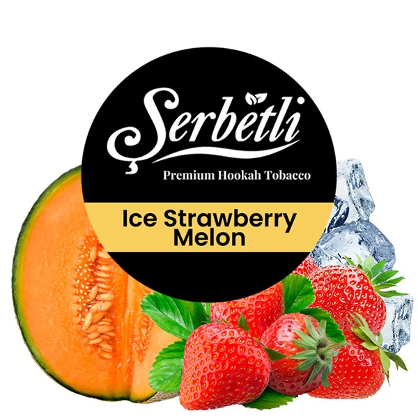 Serbetli Hookah Tobacco - Ice Strawberry Melon 250 gr
