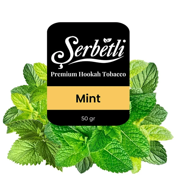 Serbetli Hookah Tobacco - Mint 50 gr