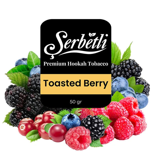Serbetli Hookah Tobacco - Toasted Berry 50 gr