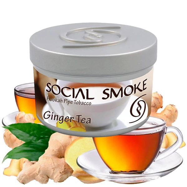Social Smoke Hookah Tobacco - Ginger Tea 100 gr