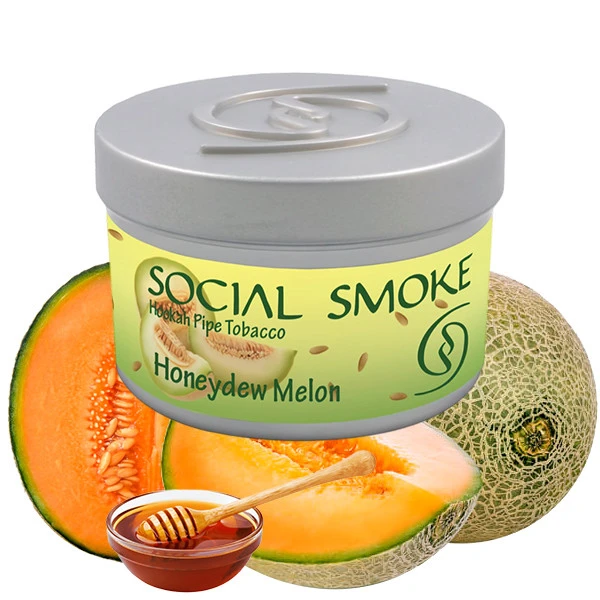 Social Smoke Hookah Tobacco - Honeydew Melon 100 gr