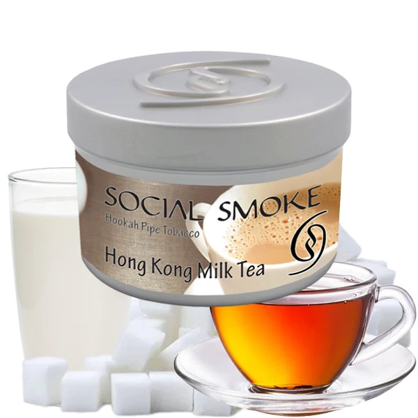 Social Smoke Hookah Tobacco - Hong Kong Milk Tea 100 gr