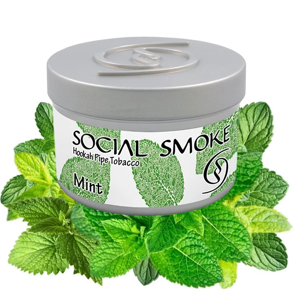 Social Smoke Hookah Tobacco - Mint 100 gr