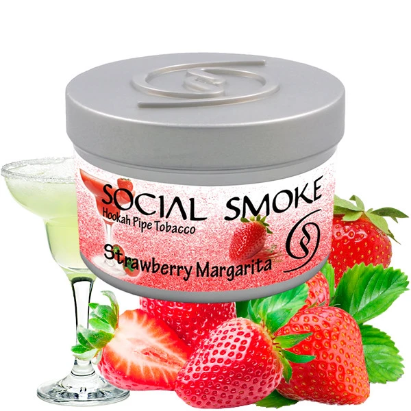 Social Smoke Hookah Tobacco - Strawberry Margarita 100 gr