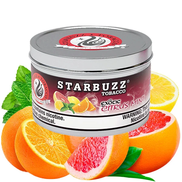 Starbuzz Exotic Hookah Tobacco - Citrus Mint (Grapefruit, Mint, Lemon & Orange) 250 gr