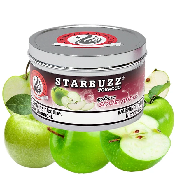 Starbuzz Exotic Hookah Tobacco - Sour Apple 100 gr