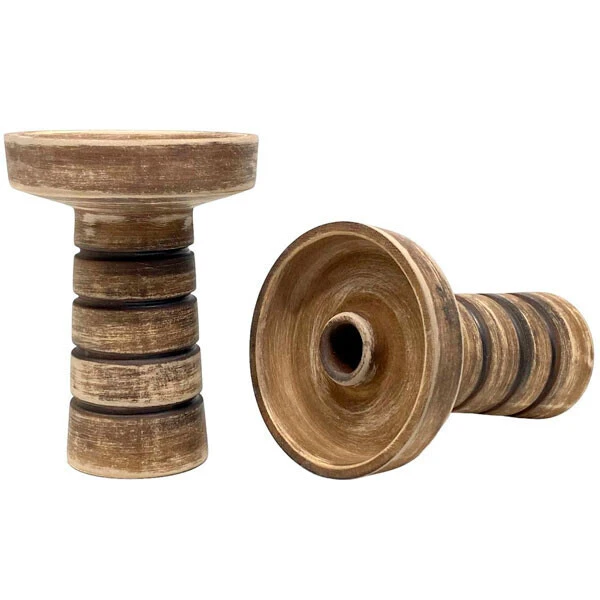 Clay Hookah Bowl Gusto - Harmony Phunnel Vintage (Brown)