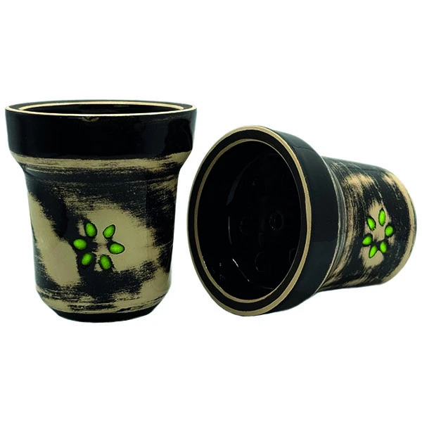 Clay Hookah Bowl Solaris Classic - Pluto Glazed