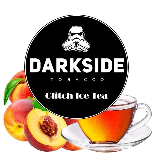 DarkSide Hookah Tobacco - Glitch Ice Tea (Peach & Tea) 200 gr