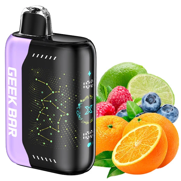 Disposable Pod Geek Bar Pulse X 25000 Puffs - Lime Berry Orange (5%)