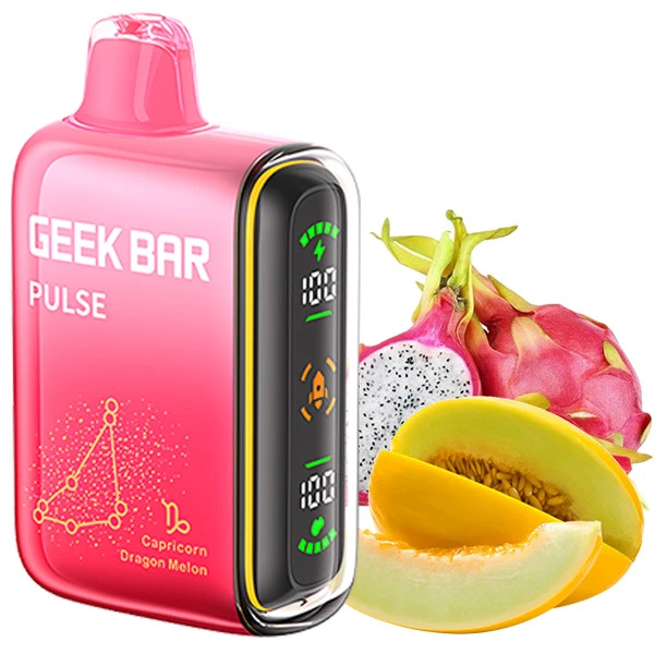 Disposable Pod Geek Bar Pulse Zodiac Edition 15000 Puffs - Dragon Melon (5%)