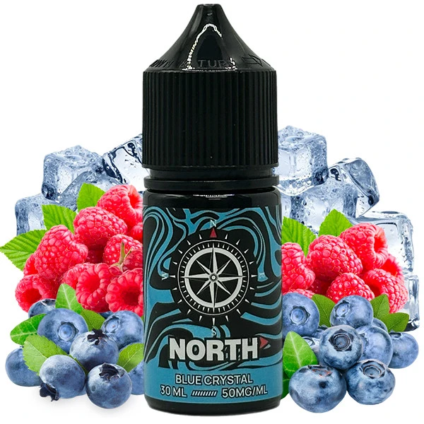 E-Liquid NORTH Salt Nic 5% - Blue Crystal 30 ml
