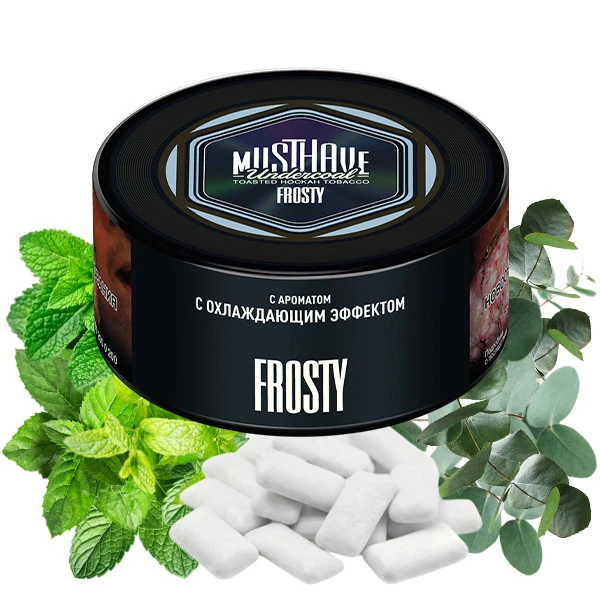 Must Have Hookah Tobacco - Frosty (Eucalyptus, Peppermint & Gum) 25 gr