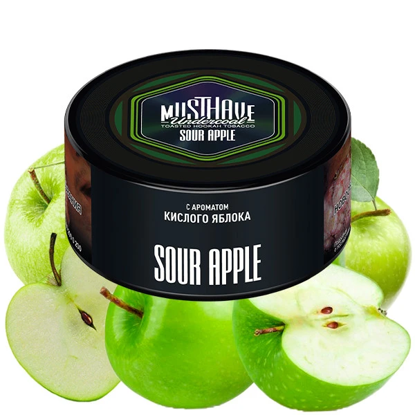Must Have Hookah Tobacco - Sour Apple 125 gr