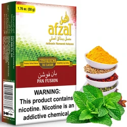 Afzal Hookah Tobacco - Pan Fusion (Menthol, Spices & Mint) 50 gr