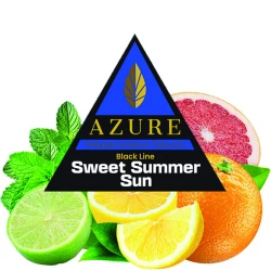 Azure Hookah Tobacco Black Line - Sweet Summer Sun (Grapefruit, Lemon, Orange, Lime & Mint) 100 gr