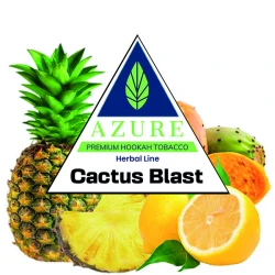 Azure Hookah Tobacco Herbal Line - Cactus Blast (Pineapple, Lemon & Cactus) 100 gr