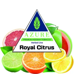 Azure Hookah Tobacco Herbal Line - Royal Citrus (Grapefruit, Lime, Lemon, Pomelo & Orange) 100 gr