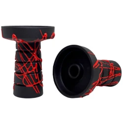 Clay Hookah Bowl Gusto - Harmony Phunnel (Red)