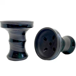 Clay Hookah Bowl Personalka - Classic (Black)
