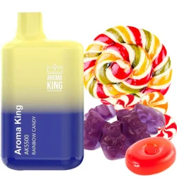 Disposable Pod Aroma King 5500 Puffs - Rainbow Candy