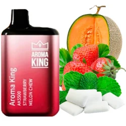 Disposable Pod Aroma King 5500 Puffs - Strawberry Melon Chew