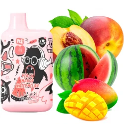 Disposable Pod Elf ​​Bar BC 4000 Puffs (LE) - Peach Mango Watermelon