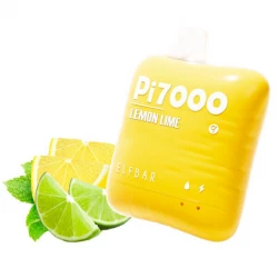 Disposable Pod Elf ​​Bar Pi 7000 Puffs - Lemon Lime