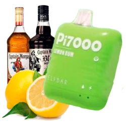 Disposable Pod Elf ​​Bar Pi 7000 Puffs - Lemon Rum