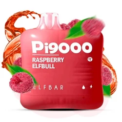 Disposable Pod Elf ​​Bar Pi 9000 Puffs - Raspberry Elfbull