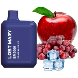 Disposable Pod Lost Mary BM 5000 Puffs - Grape Apple Ice