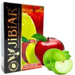 Jibiar Hookah Tobacco - Two Apples 50 gr