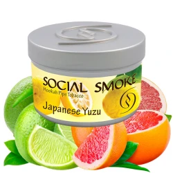 Social Smoke Hookah Tobacco - Japanese Yuzu (Grapefruit & Lime) 100 gr