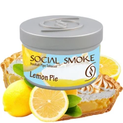 Social Smoke Hookah Tobacco - Lemon Pie (Cream & Lemon Pie) 100 gr