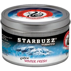 Starbuzz Exotic Hookah Tobacco - Winter Fresh 100 gr
