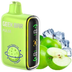 Disposable Pod Geek Bar Pulse Planet Edition 15000 Puffs - Sour Apple Ice (5%)