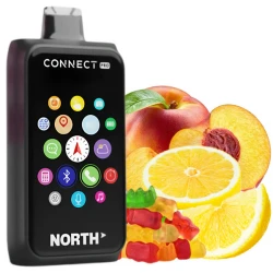 Disposable Pods North Connect Pro 40000 Puffs - Peach Lemon Gummies (5%)