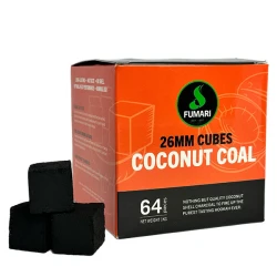 Fumari Coconut Hookah Charcoal - 1 kg (64 pcs.)