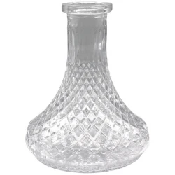 Hookah Base AM Crystal Craft - 9" (Transparent)