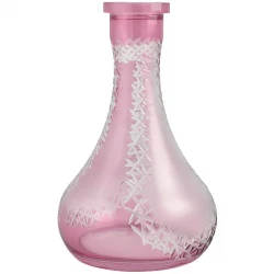 Hookah Base AM Drop Frosty - 11" (Burgundy)