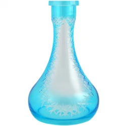 Hookah Base AM Drop Frosty - 11" (Sky Blue)